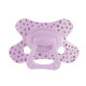 Пустушка Difrax силіконова Natural 6+ міс, Lilac_dots
