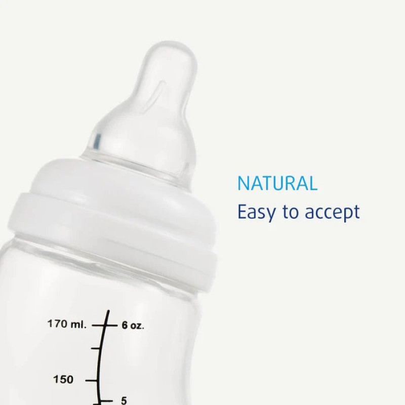 Пляшка Difrax Стартовий набір 3шт антиколікові пляшечки, щіточки для чищення, 2шт маленькі соски