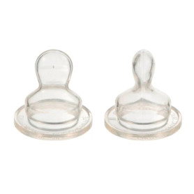 Соска Difrax Силіконова до пляшечки для годування Dental маленька 2шт