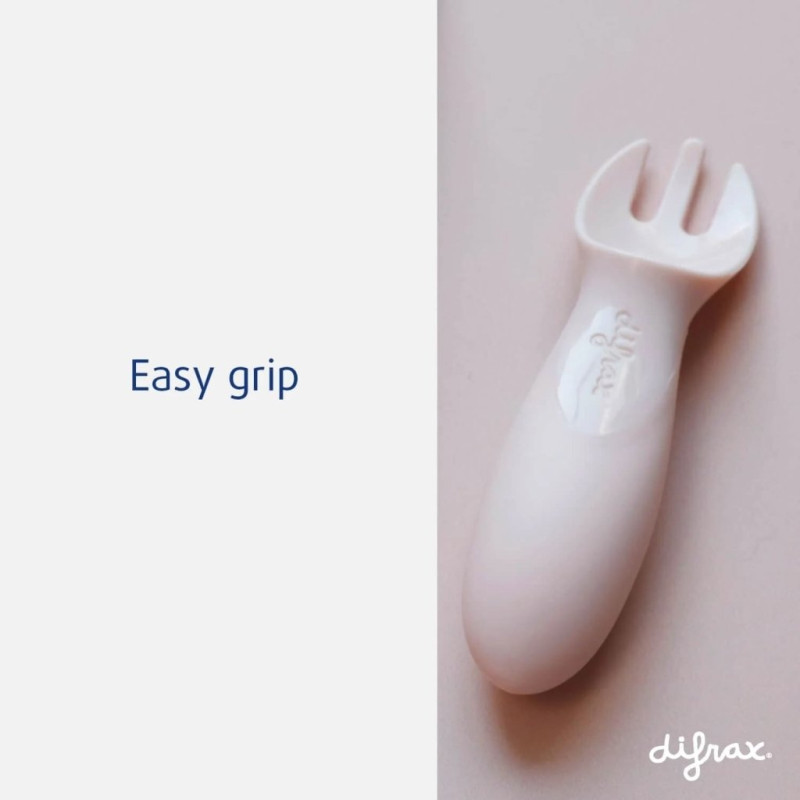 Тарілка Difrax Набір для годування мисочка, виделка та ложка, Clay