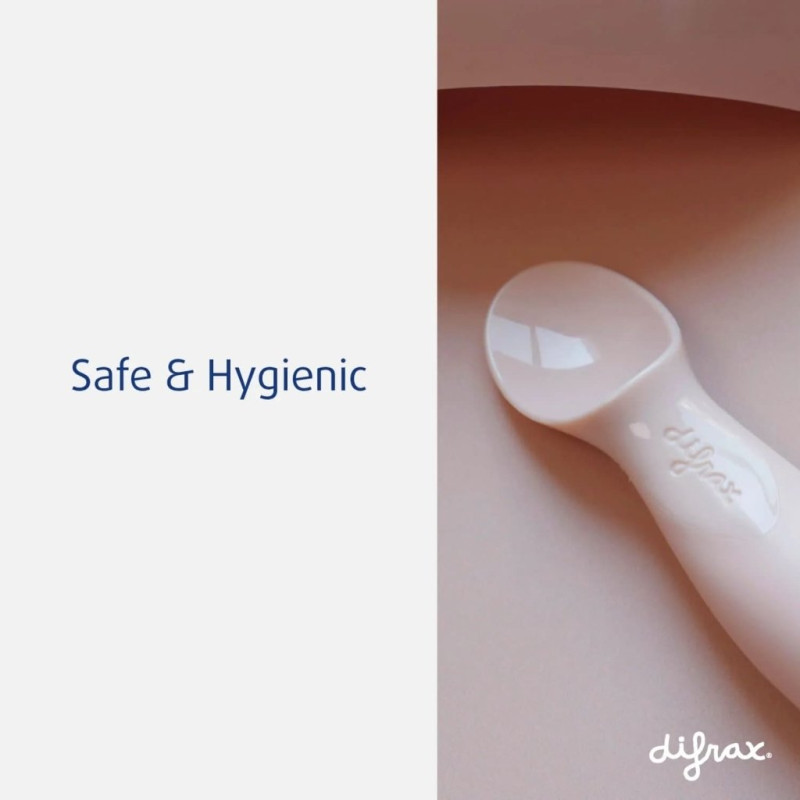 Тарілка Difrax Набір для годування мисочка, виделка та ложка, Clay