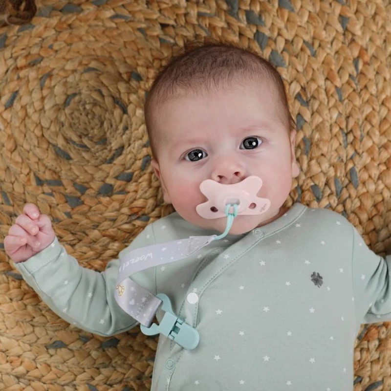 Пустушка Difrax силіконова Dental 0-6 міс, Ice