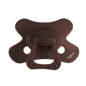 Пустушка Difrax силіконова Natural 20+ міс, Chocolate_lines