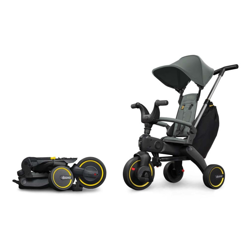 Велосипед Doona Складний триколісний Liki Trike S3 Slate Green (Forest Grey)
