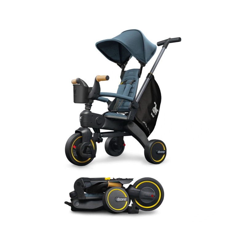 Велосипед Doona Складний триколісний Liki Trike S5 Ocean Blue