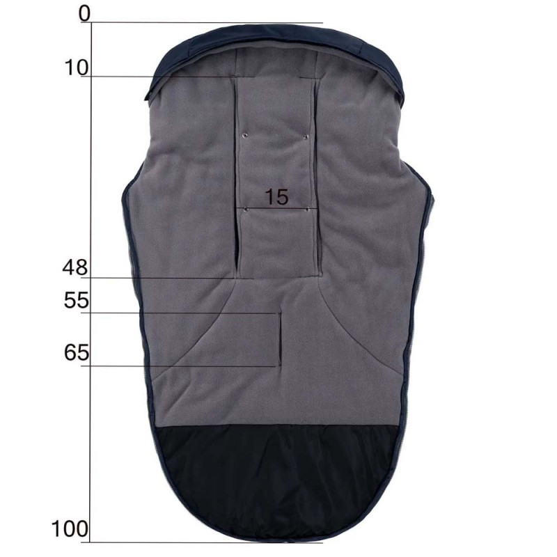 Конверт ДоРечі на флісі Тренд Фліс Синій