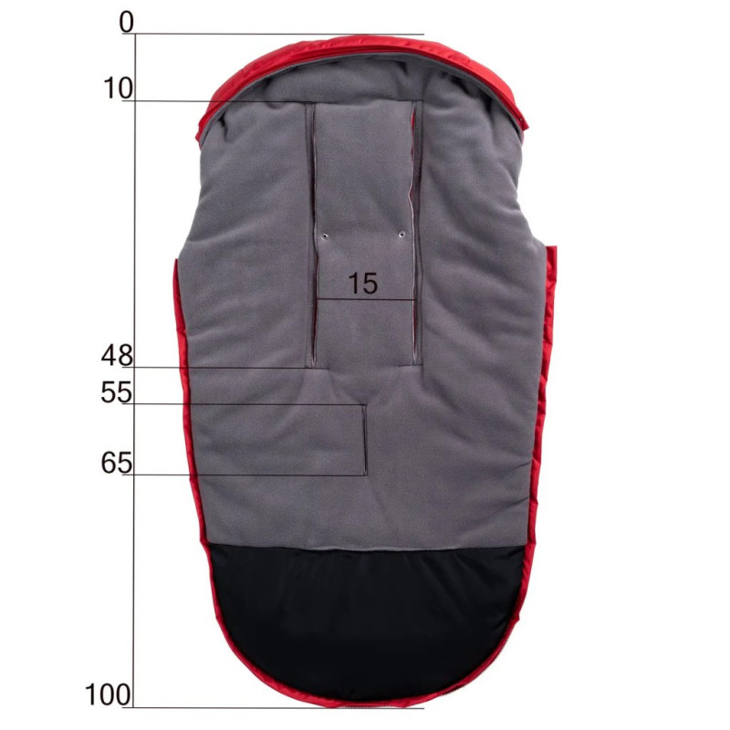 Конверт ДоРечі на флісі Тренд Фліс Червоний