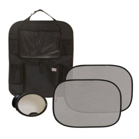 DreamBaby Набір аксесуарів для подорожі в автомобілі шторка, органайзер,дзеркало