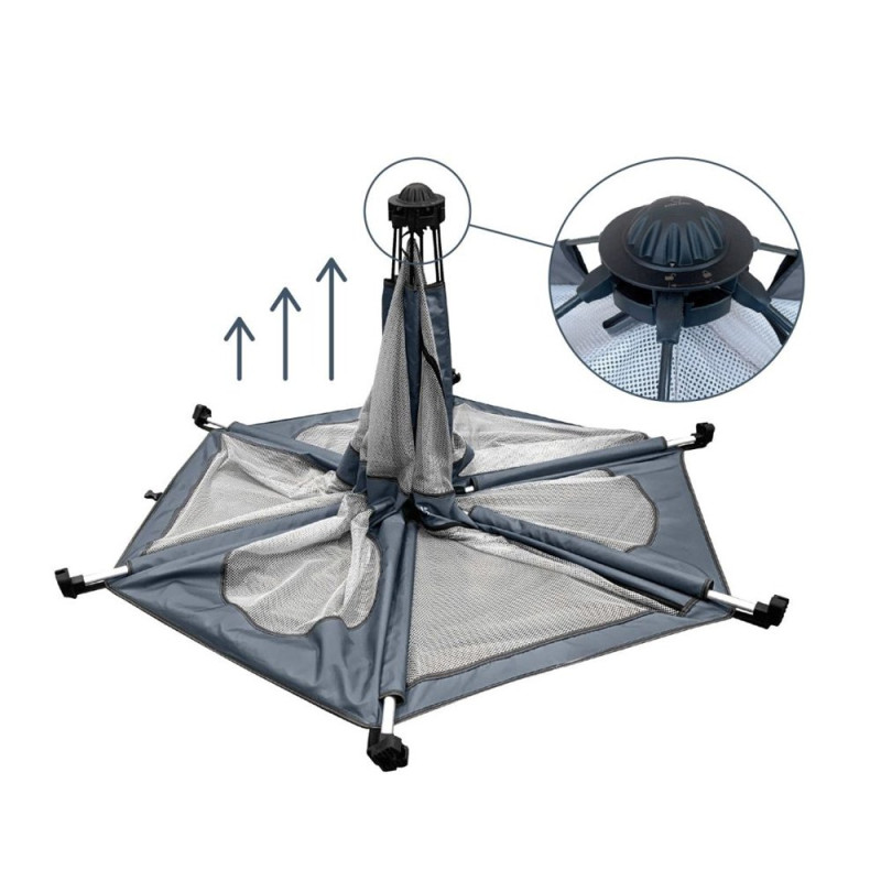 Манеж DreamBaby Adventure Blue/Grey