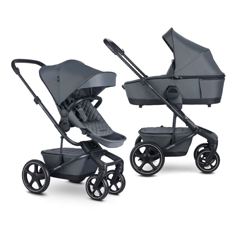 Універсальна коляска 2 в 1 Easywalker Harvey 5 Premium MIDDLE LUX сірий