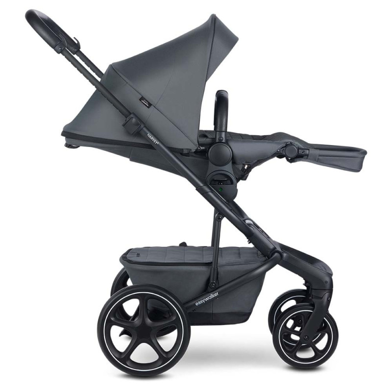 Універсальна коляска 2 в 1 Easywalker Harvey 5 Premium MIDDLE LUX сірий