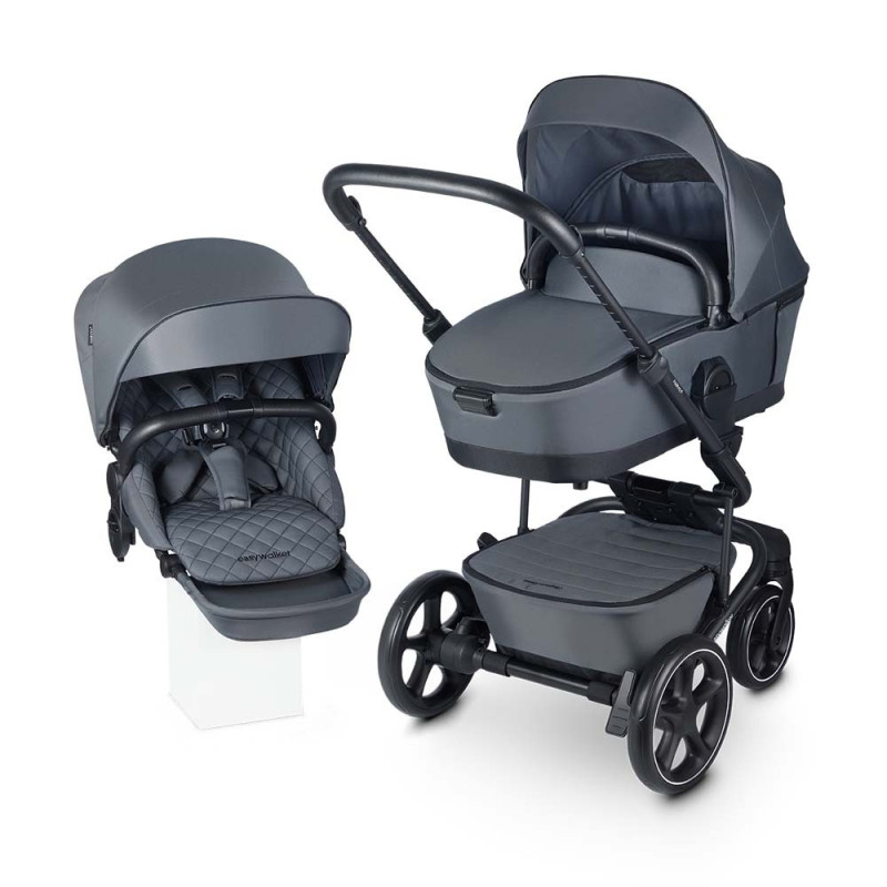 Універсальна коляска 2 в 1 Easywalker Harvey 5 Premium MIDDLE LUX сірий