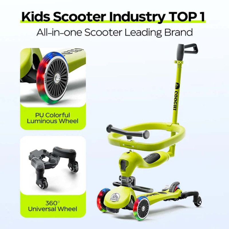 Самокат Easywalker Дитячий V5 Pro, колір Grey, артV5PG