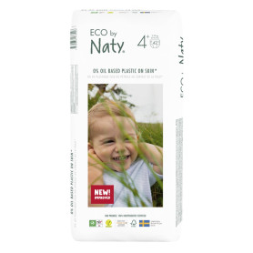 Підгузки Eco by Naty Розмір 4+, 42штв упаковці.
