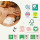 Одноразові дитячі підгузки BioEmbrace Eco by Naty. Розмір 1 (2-5 кг.), 25шт. в упаковці.