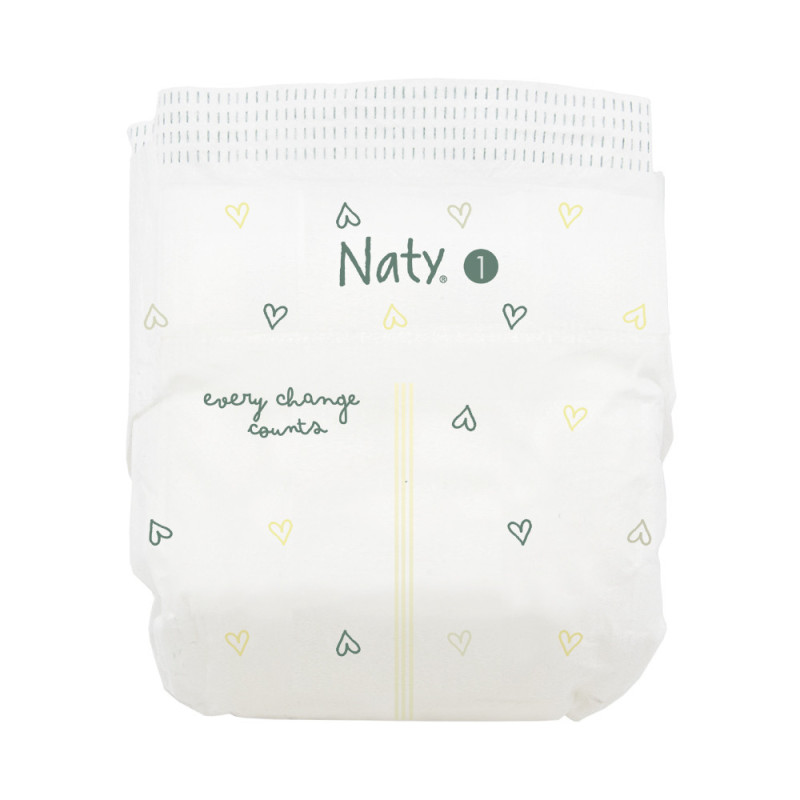 Одноразові дитячі підгузки BioEmbrace Eco by Naty. Розмір 1 (2-5 кг.), 25шт. в упаковці.