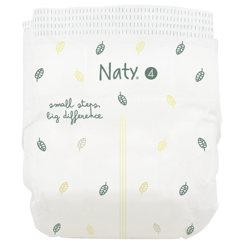 Одноразові дитячі підгузки BioEmbrace Eco by Naty. Розмір 4 (7-18 кг.), 44 шт. в упаковці.