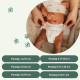 Одноразові дитячі підгузки BioEmbrace Eco by Naty. Розмір 5 (11-25 кг.), 40 шт. в упаковці.