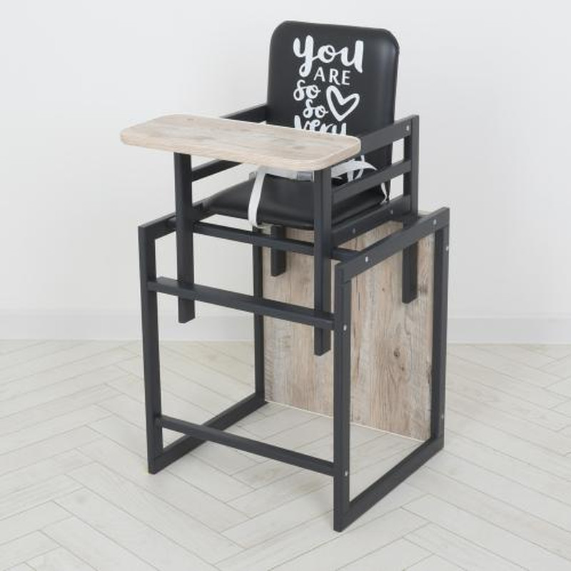 Стільчик El Camino Graphite дуб клондайк