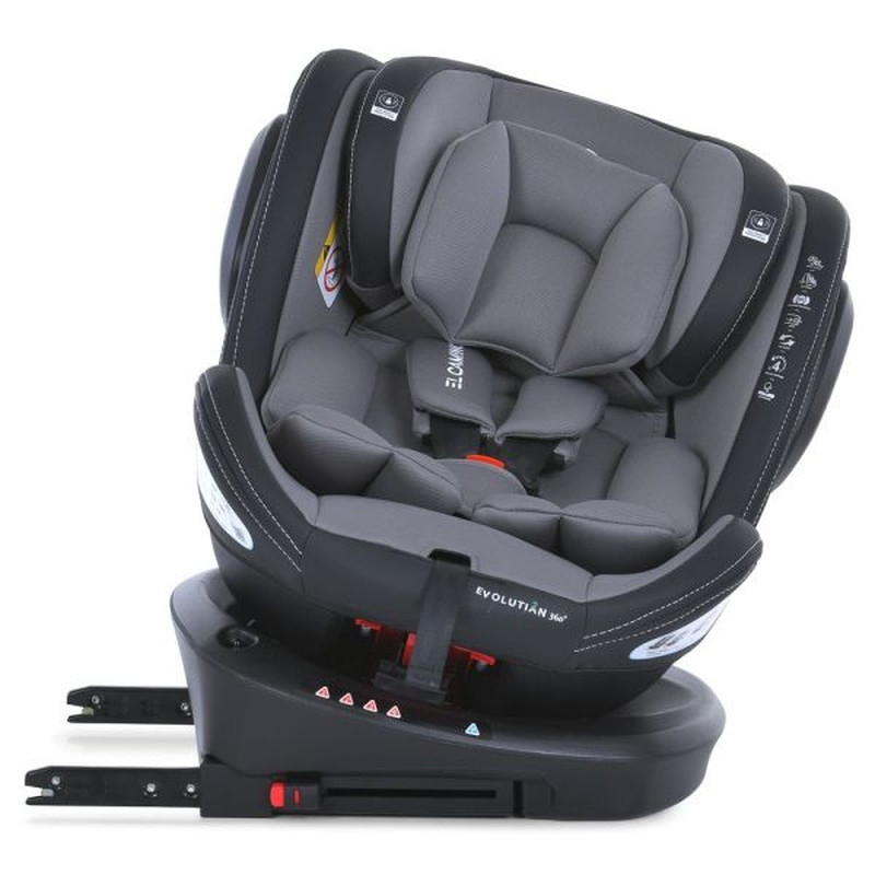 Автокрісло El Camino ME 1045 EVOLUTION 2 360 Simply Gray