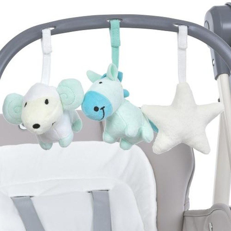 Стільчик-гойдалка El Camino ME 1087-G SWAN Latte