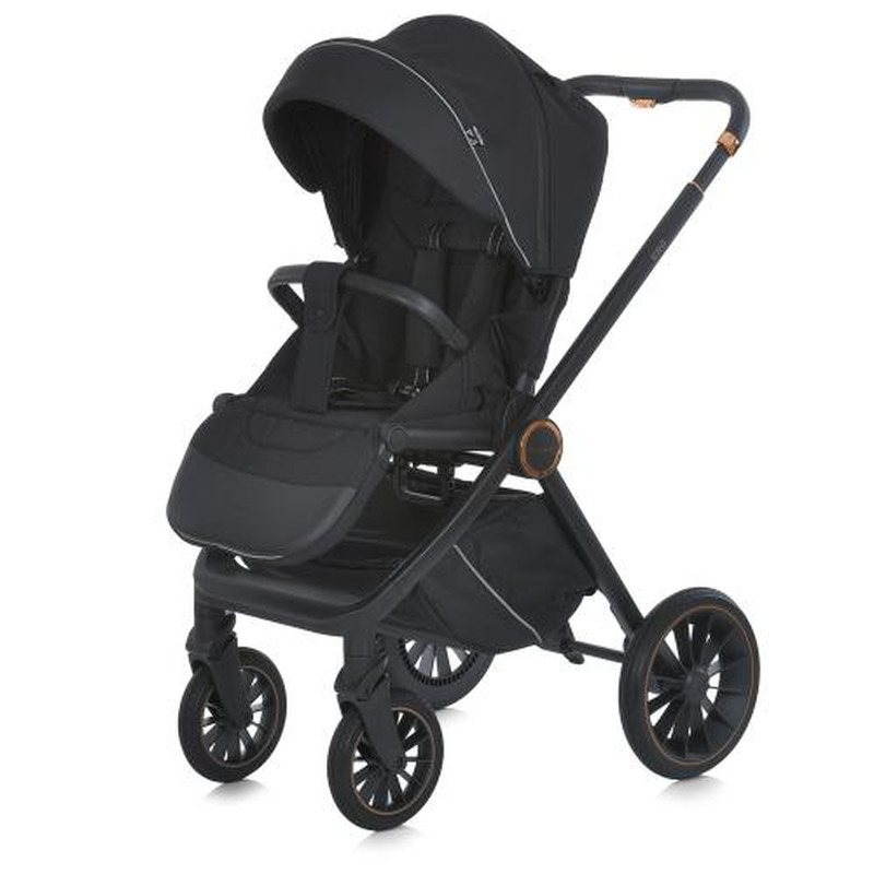 Коляска універсальна 2 в 1 El Camino ME 1100-1 ERA Black Ink