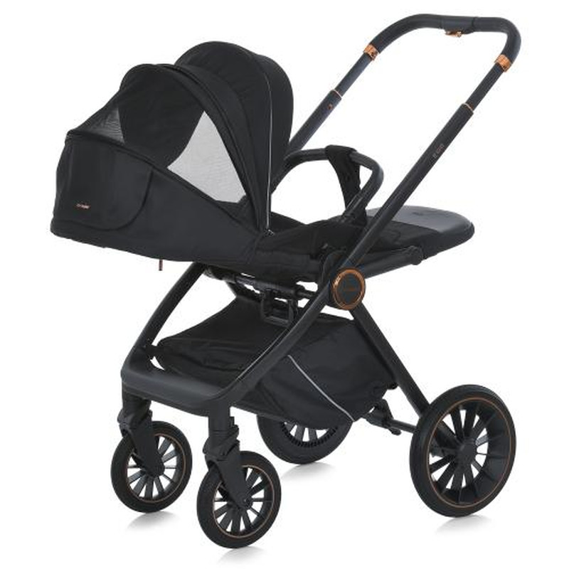 Коляска універсальна 2 в 1 El Camino ME 1100-1 ERA Black Ink