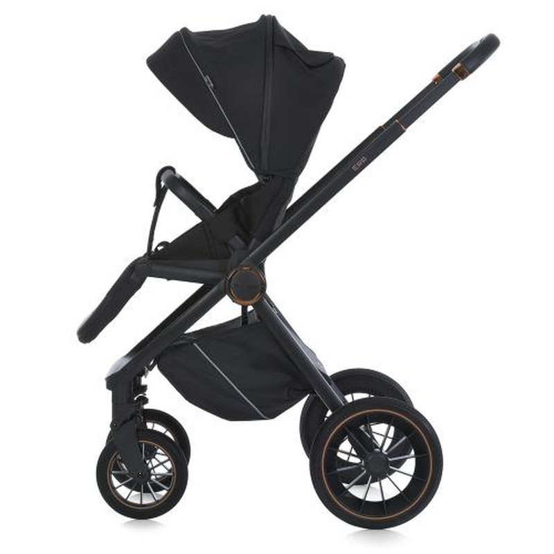 Коляска універсальна 2 в 1 El Camino ME 1100-1 ERA Black Ink