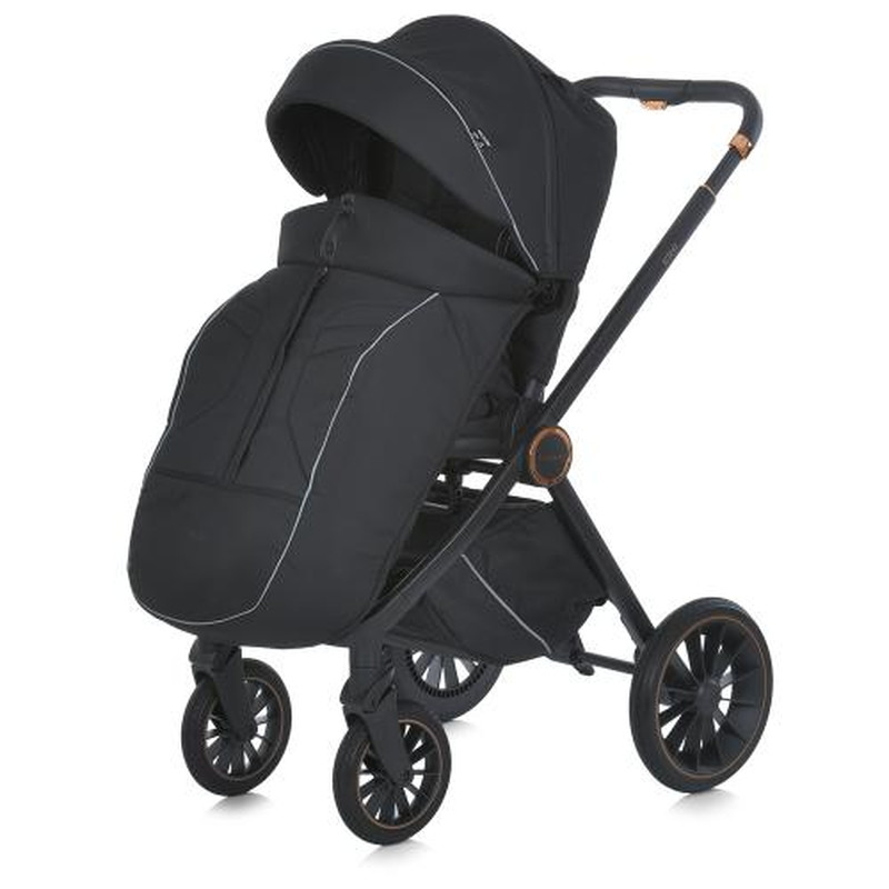 Коляска універсальна 2 в 1 El Camino ME 1100-1 ERA Black Ink