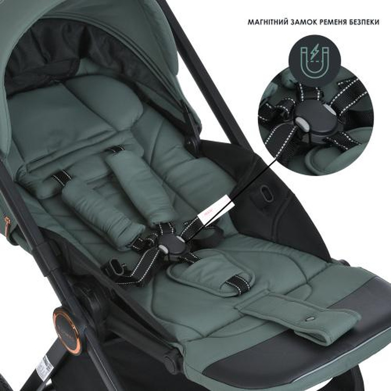 Коляска універсальна 2 в 1 El Camino ME 1100-1 ERA Khaki Green
