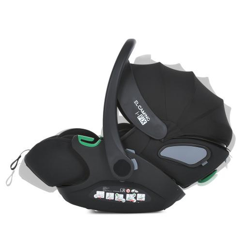 Автокрісло El Camino ME 1110 i-FIX Jet Black