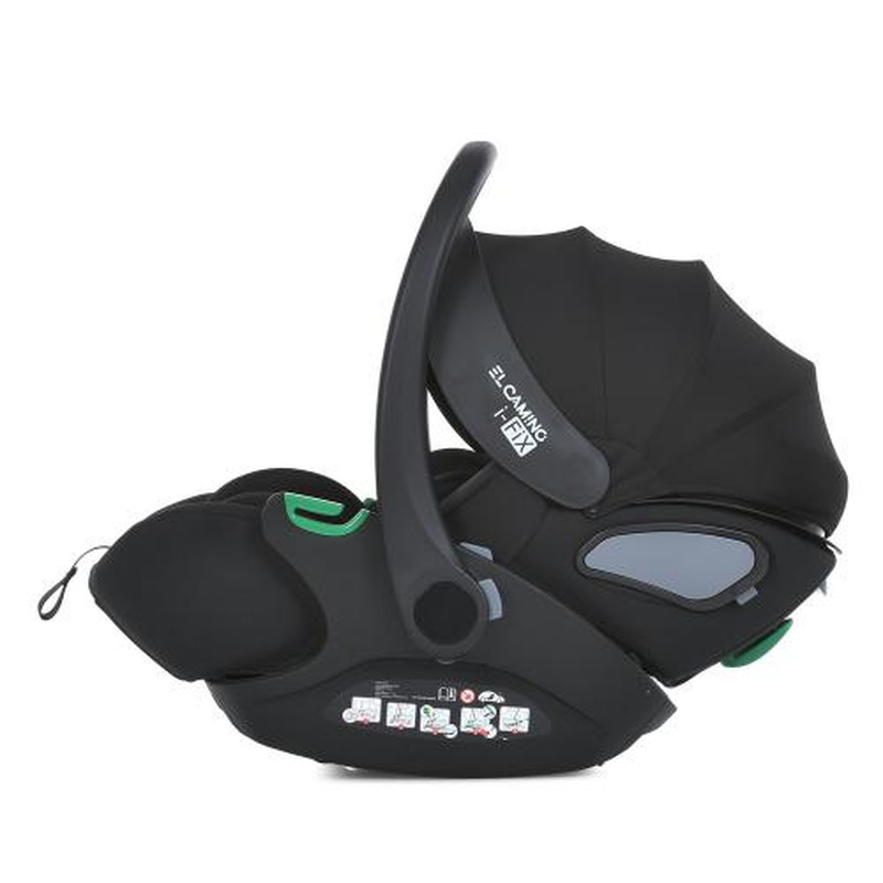 Автокрісло El Camino ME 1110 i-FIX Jet Black