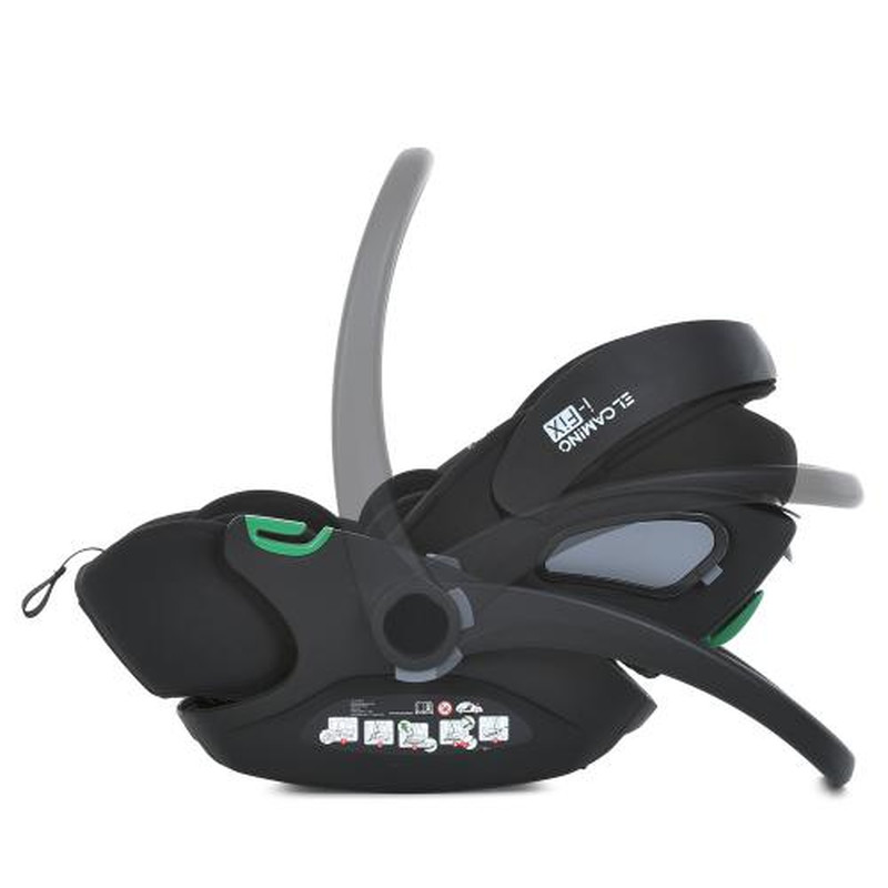 Автокрісло El Camino ME 1110 i-FIX Jet Black