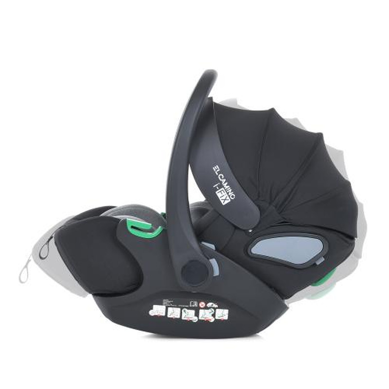 Автокрісло El Camino ME 1110 i-FIX Royal Dark Gray