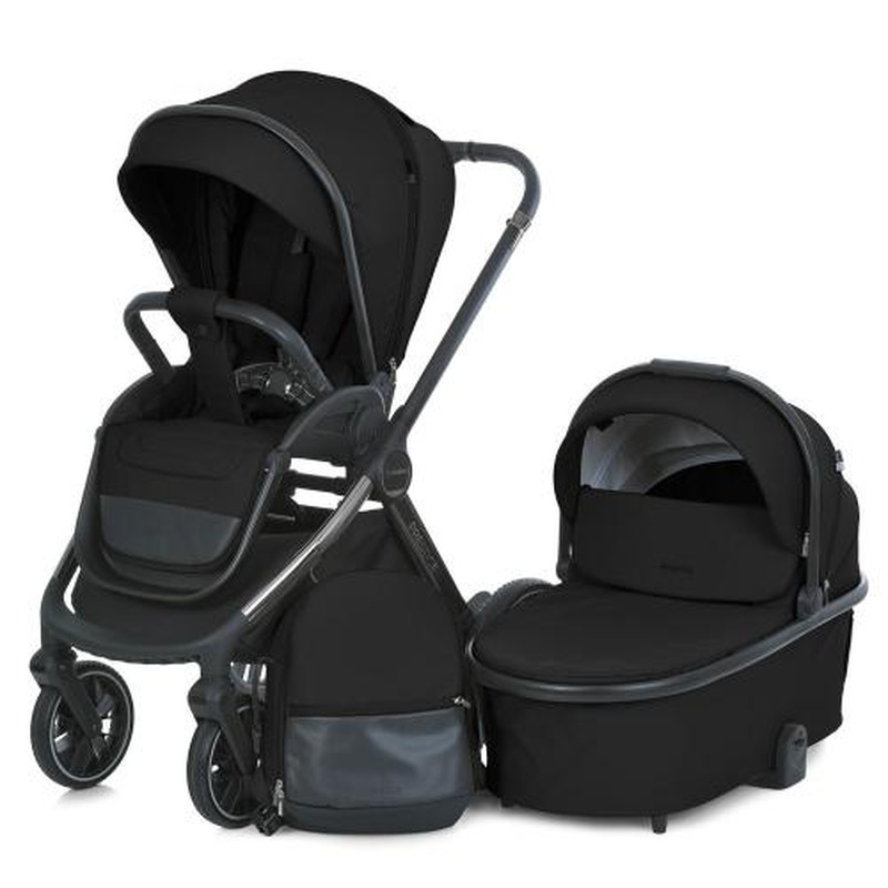 Коляска універсальна 2 в 1 El Camino ME 1124-2 PRESTIGE Black