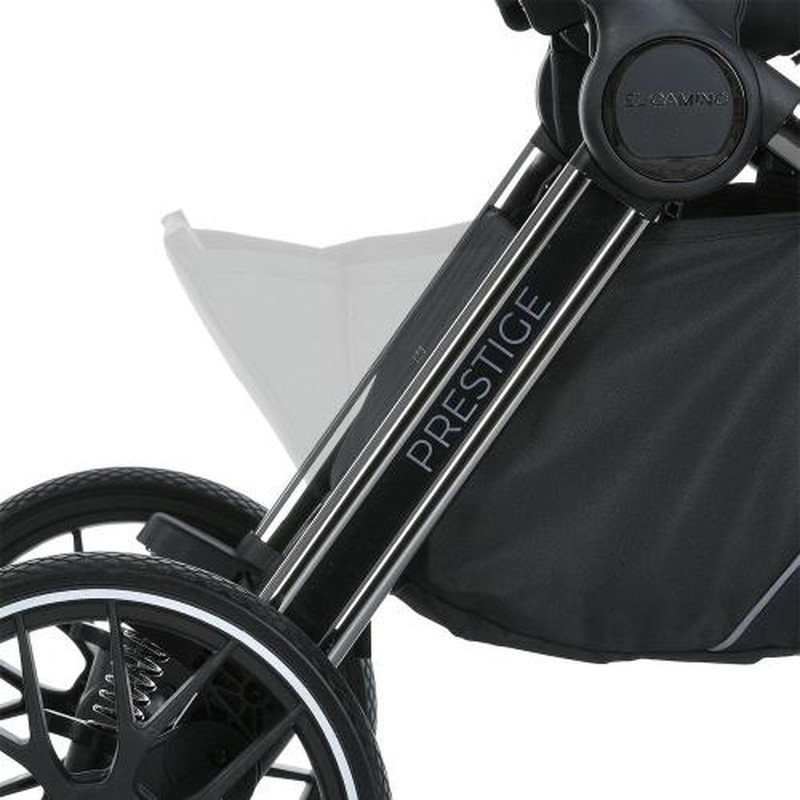 Коляска універсальна 2 в 1 El Camino ME 1124-2 PRESTIGE Black