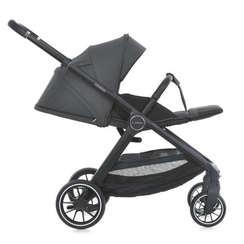 Коляска універсальна 2 в 1 El Camino ME 1126 GENESIS Asphalt Gray