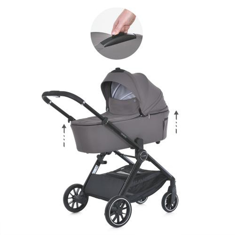 Коляска універсальна 2 в 1 El Camino ME 1126 GENESIS Taupe Gray