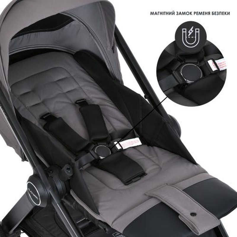 Коляска універсальна 2 в 1 El Camino ME 1126 GENESIS Taupe Gray