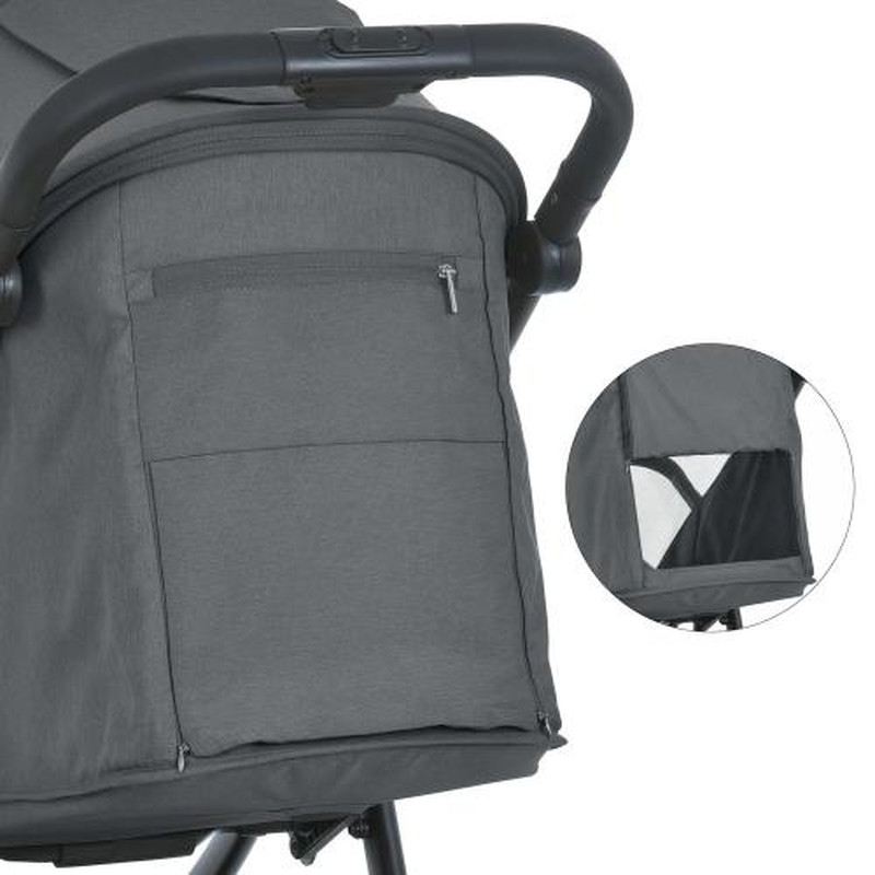 Прогулянкова коляска El Camino ME 1181 DAHLIA Volcanic Gray