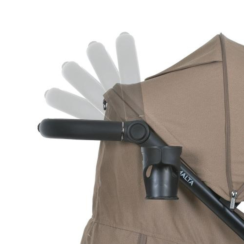 Прогулянкова коляска El Camino ME 1182 MALTA Coffee Beige