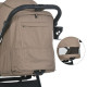 Прогулянкова коляска El Camino ME 1182 MALTA Coffee Beige
