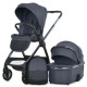 Коляска універсальна 2 в 1 El Camino ME 1183 RIVIERA Asphalt Gray