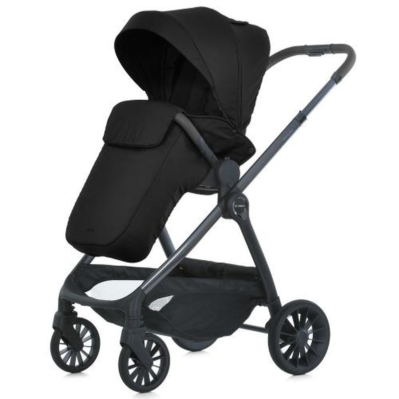 Коляска універсальна 2 в 1 El Camino ME 1183 RIVIERA Jet Black
