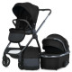 Коляска універсальна 2 в 1 El Camino ME 1183 RIVIERA Jet Black