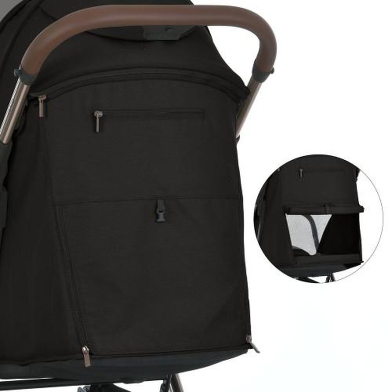 Прогулянкова коляска El Camino ME 1192 AXIS Black