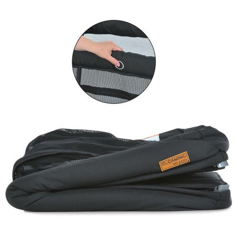 Ліжечко-манеж El Camino ME 1194 SO EASY Black