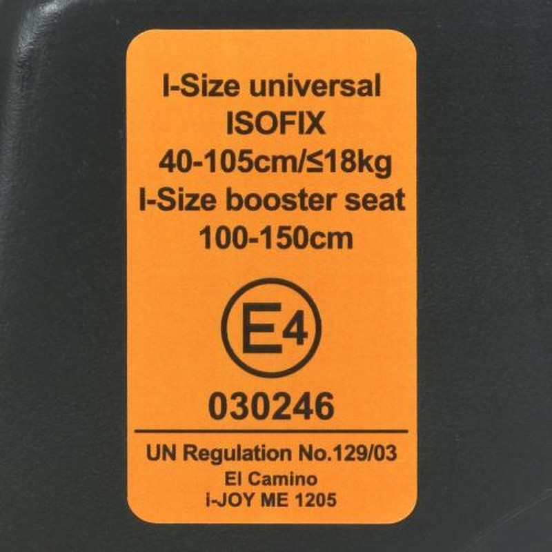 Автокрісло El Camino i-JOY ME 1205 Antracite