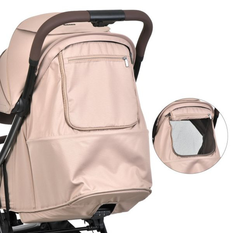 Прогулянкова коляска El Camino AMBER ME 1227 Nougat Beige