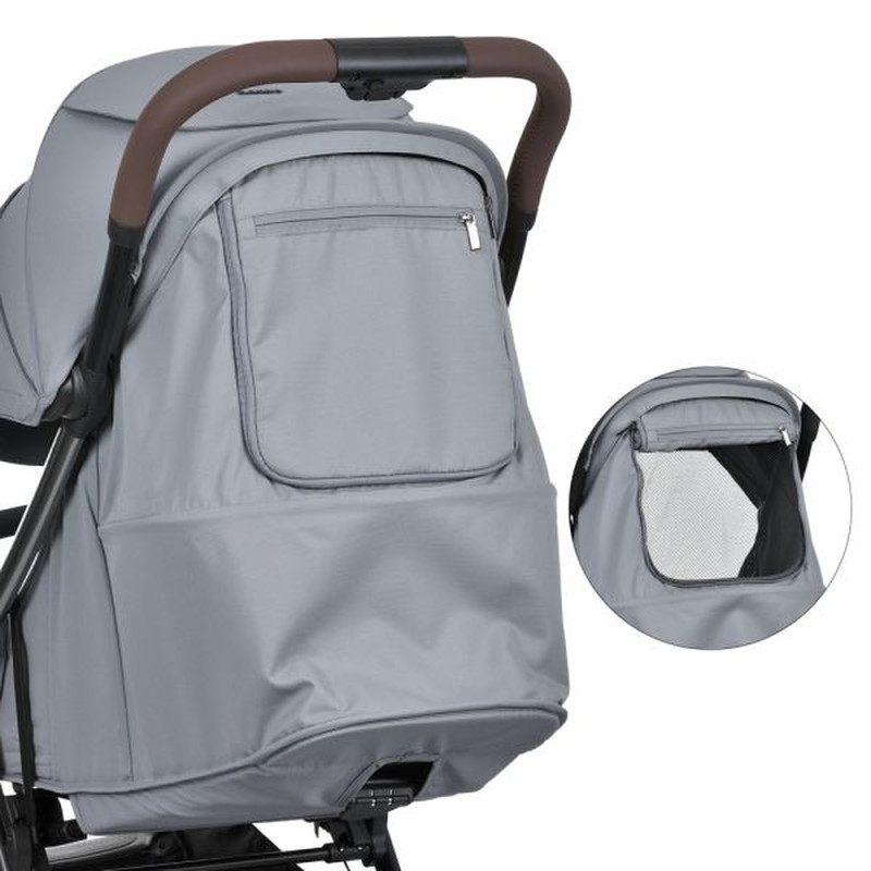 Прогулянкова коляска El Camino AMBER ME 1227 Owl Gray